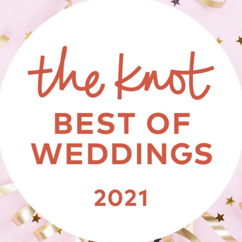 The Knot Best of Weddings 2021 badge
